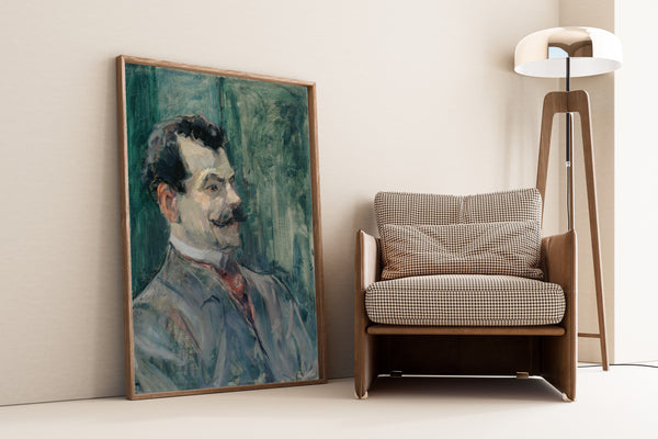 Henri de Toulouse-Lautrec — Portrait of André Rivoire | Fine Art Print