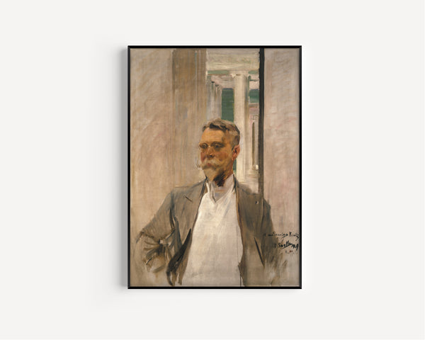 Joaquín Sorolla — Portrait of Charles M. Kurtz, Founding Director, Albright Art Gallery | Fine Art Print