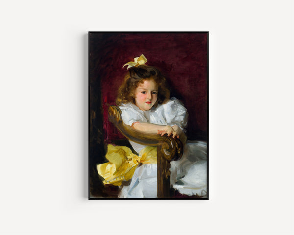 John Singer Sargent — Portrait of Charlotte Cram | Fine Art Print