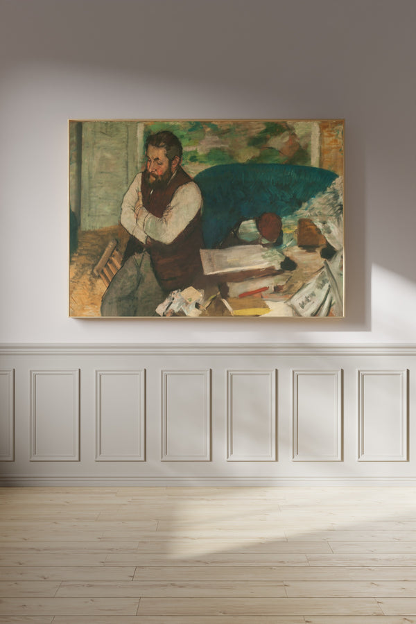 Edgar Degas — Portrait of Diego Martelli | Fine Art Print