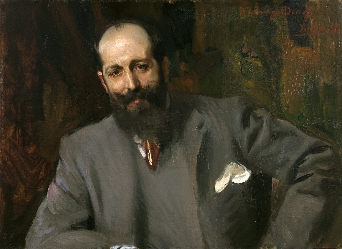 Joaquín Sorolla — Portrait of Doctor Joaquín Decref y Ruiz | Fine Art Print