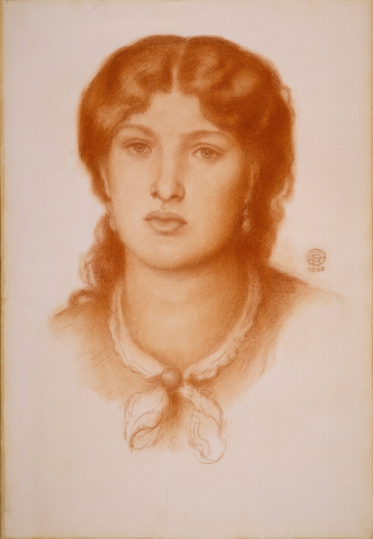 Dante Gabriel Rossetti — Portrait of Fanny Cornforth | Pre-Raphaelite Art Print