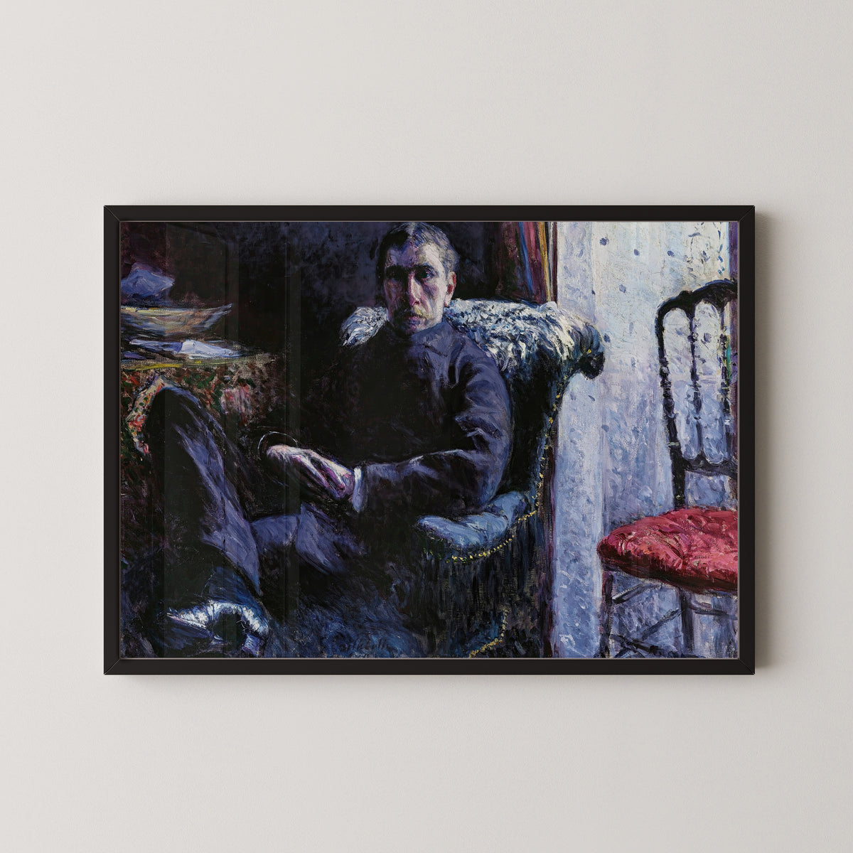 Gustave Caillebotte — Portrait of Georges Roman | Fine Art Print