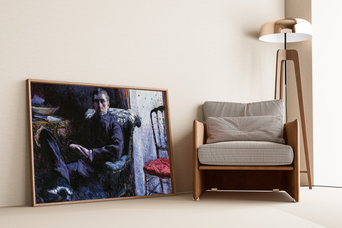 Gustave Caillebotte — Portrait of Georges Roman | Fine Art Print