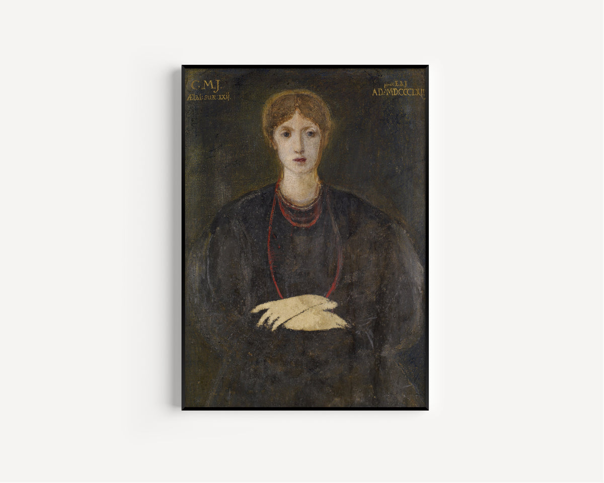 Edward Burne-Jones — Portrait of Georgiana Burne-Jones | Pre-Raphaelite Art Print