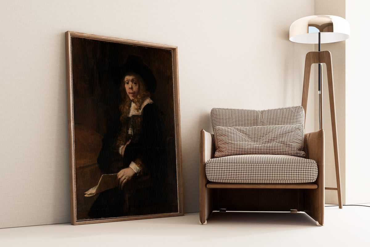 Rembrandt van Rijn — Portrait of Gerard de Lairesse | Fine Art Print
