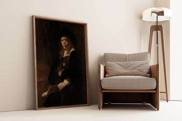 Rembrandt van Rijn — Portrait of Gerard de Lairesse | Fine Art Print