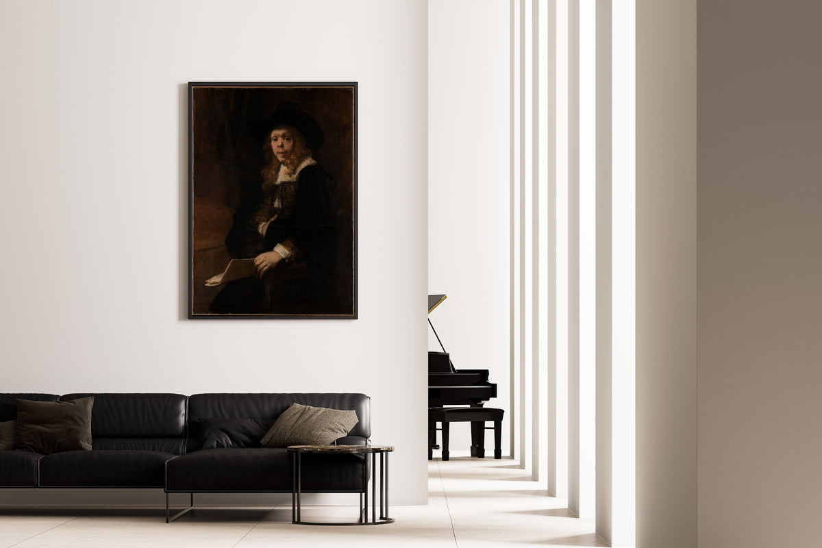 Rembrandt van Rijn — Portrait of Gerard de Lairesse | Fine Art Print