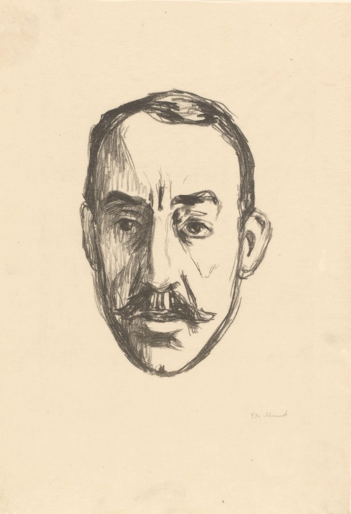 Edvard Munch — Portrait of Henry van de Velde | Expressionist Fine Art Print