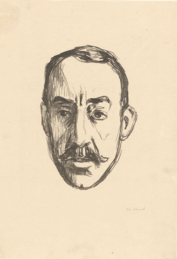 Edvard Munch — Portrait of Henry van de Velde | Expressionist Fine Art Print