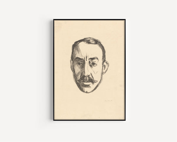 Edvard Munch — Portrait of Henry van de Velde | Expressionist Fine Art Print