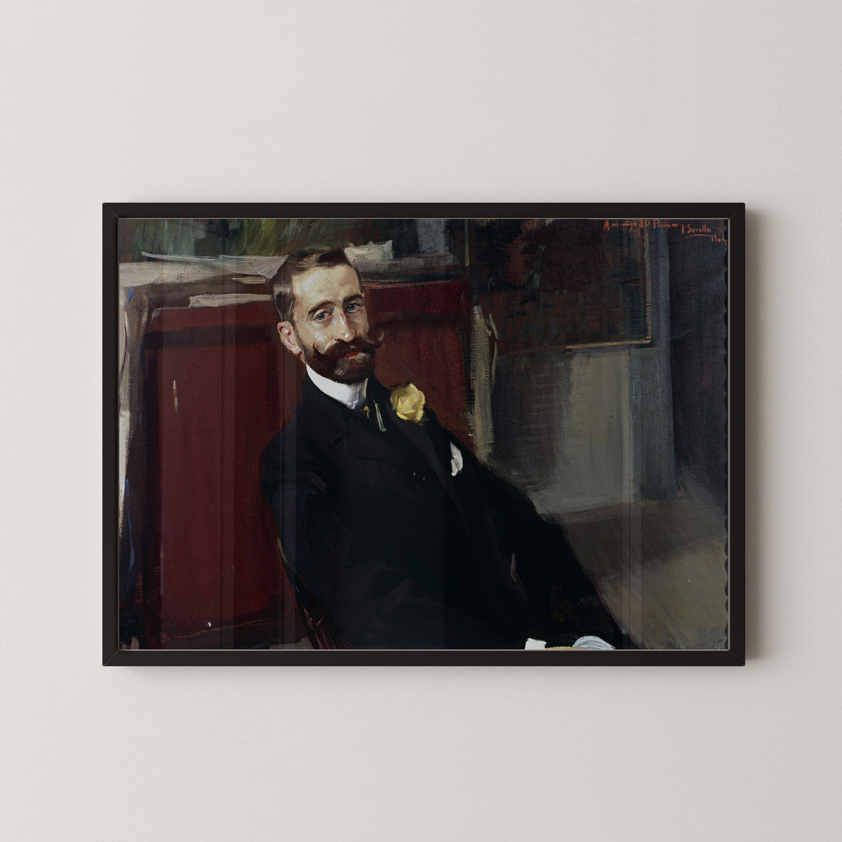 Joaquín Sorolla — Portrait of Jacinto Felipe Picón y Pardiñas | Fine Art Print