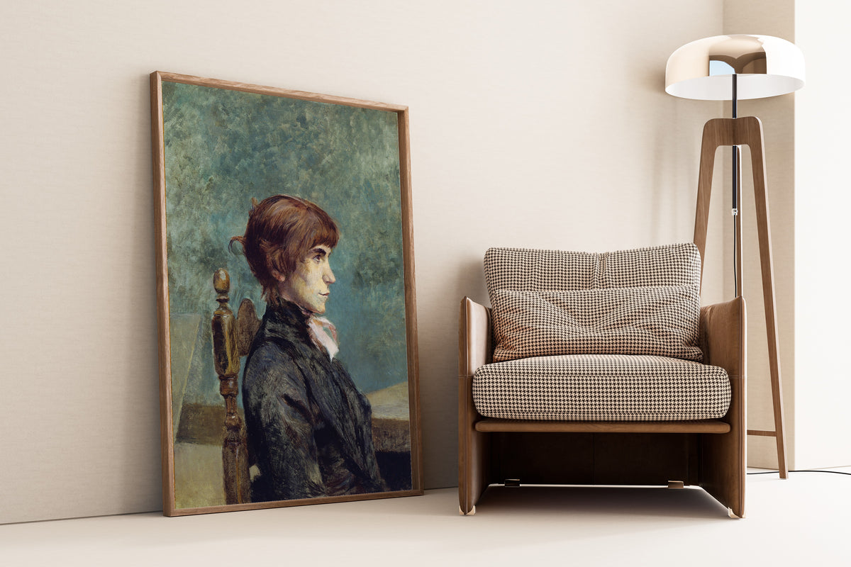 Henri de Toulouse-Lautrec — Portrait of Jeanne Wenz | Fine Art Print