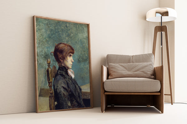 Henri de Toulouse-Lautrec — Portrait of Jeanne Wenz | Fine Art Print