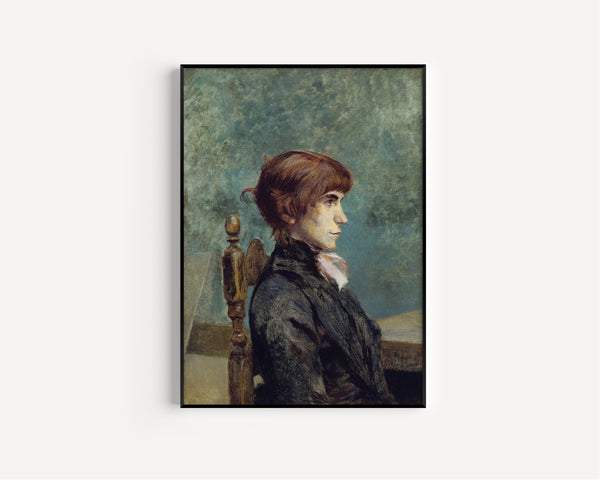 Henri de Toulouse-Lautrec — Portrait of Jeanne Wenz | Fine Art Print