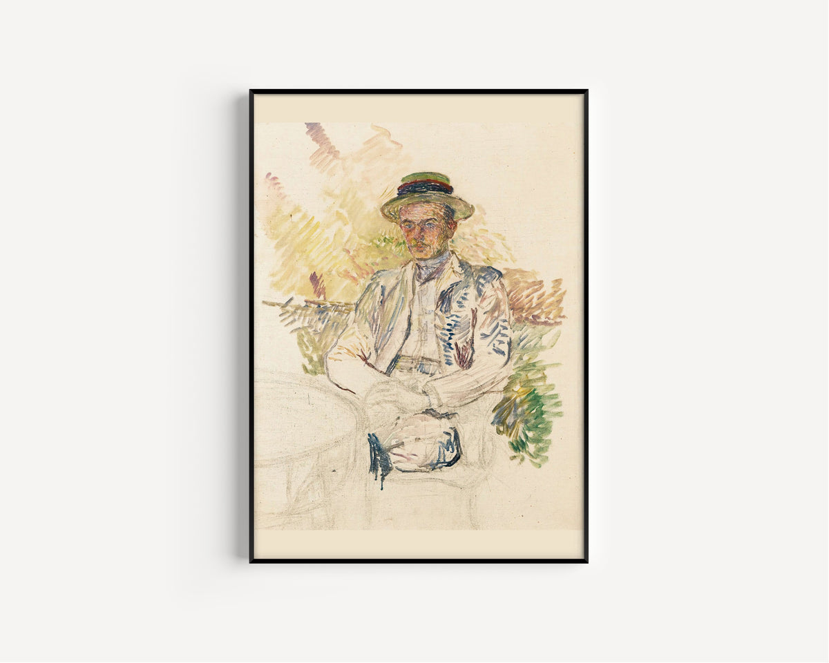 Henri de Toulouse-Lautrec — Portrait of Louis Pascal | Fine Art Print