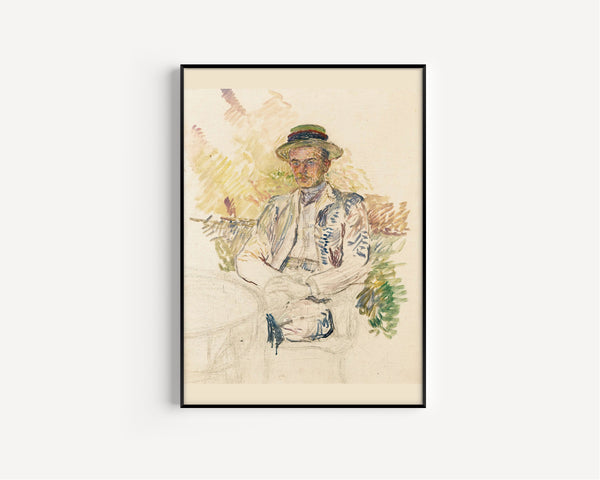 Henri de Toulouse-Lautrec — Portrait of Louis Pascal | Fine Art Print