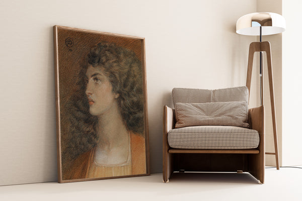 Dante Gabriel Rossetti — Portrait of Miss Herbert | Pre-Raphaelite Art Print