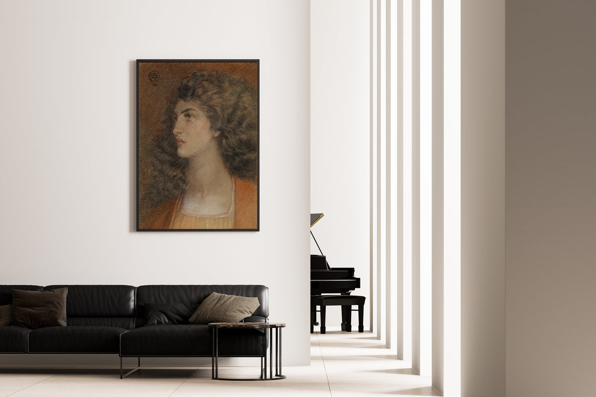 Dante Gabriel Rossetti — Portrait of Miss Herbert | Pre-Raphaelite Art Print