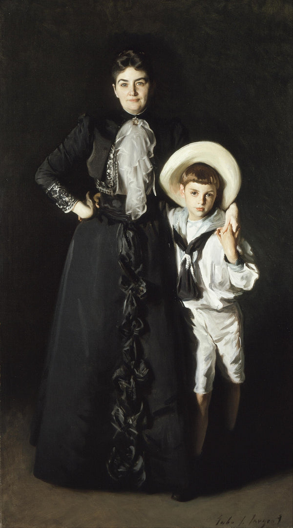 John Singer Sargent — Portrait of Mrs. Edward L. Davis and Her Son, Livingston Davis | Fine Art Print