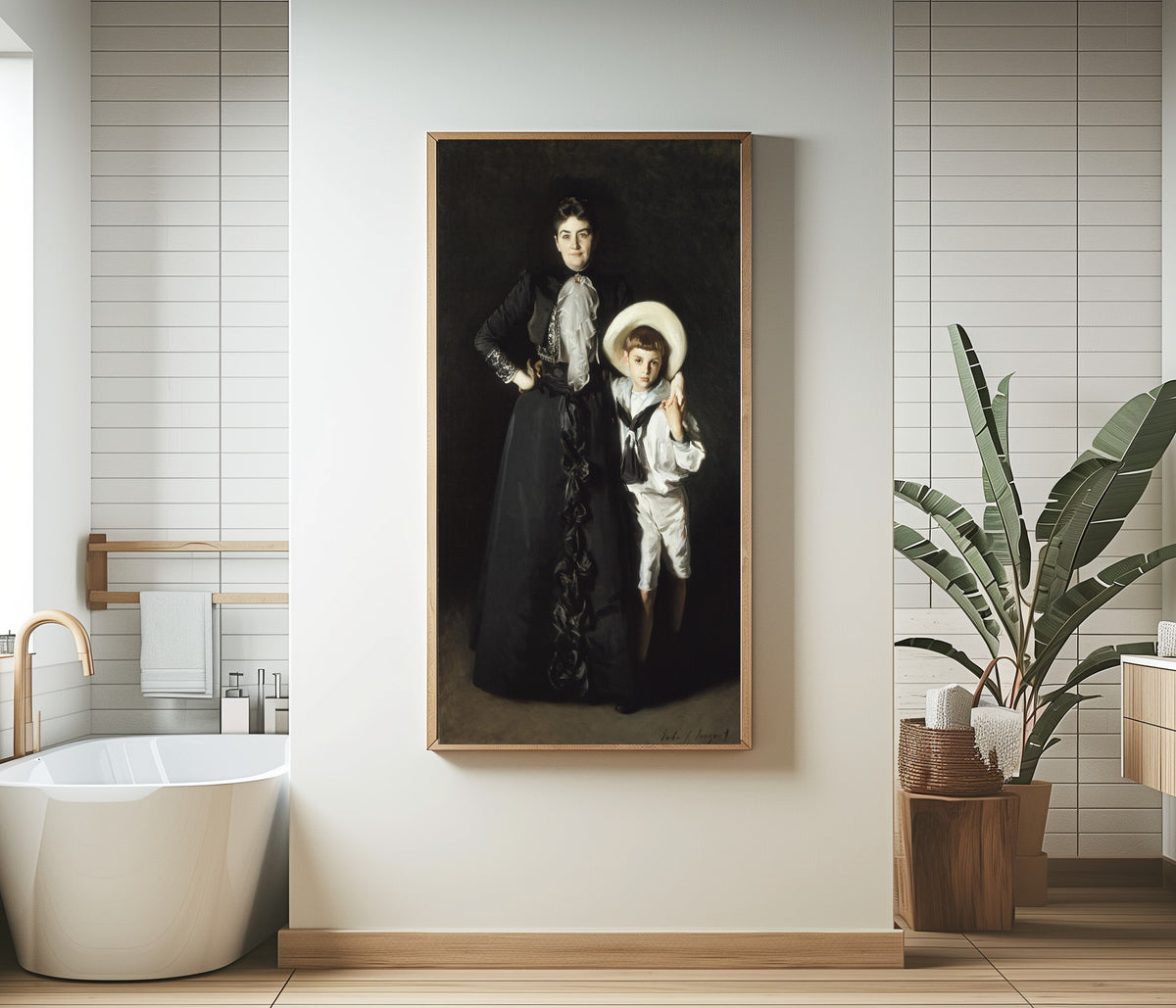 John Singer Sargent — Portrait of Mrs. Edward L. Davis and Her Son, Livingston Davis | Fine Art Print