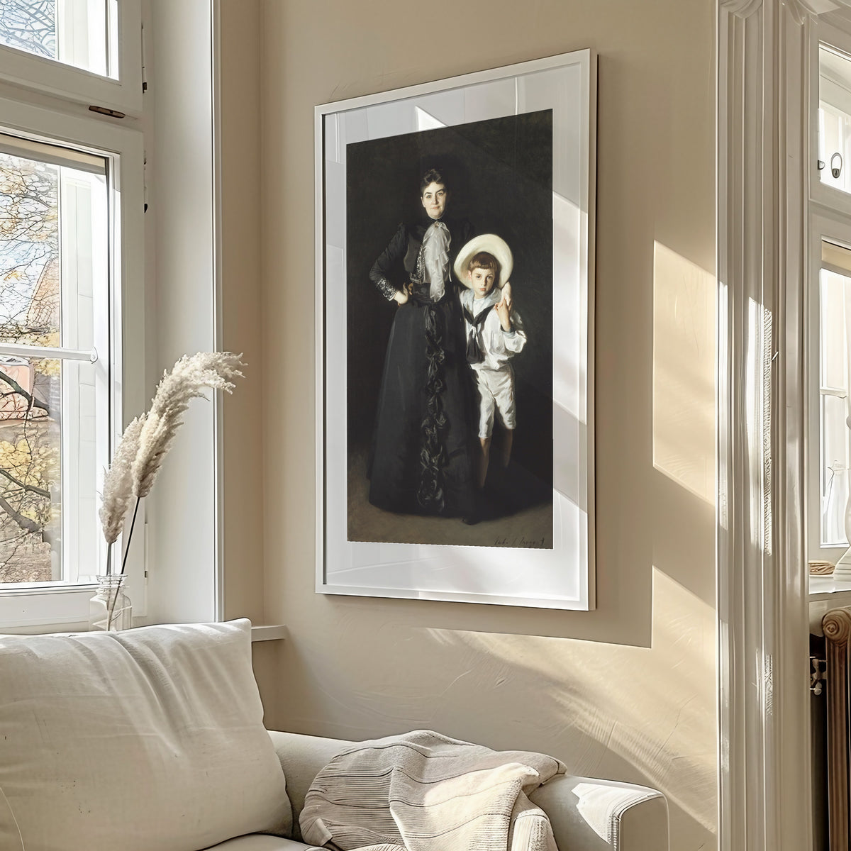 John Singer Sargent — Portrait of Mrs. Edward L. Davis and Her Son, Livingston Davis | Fine Art Print