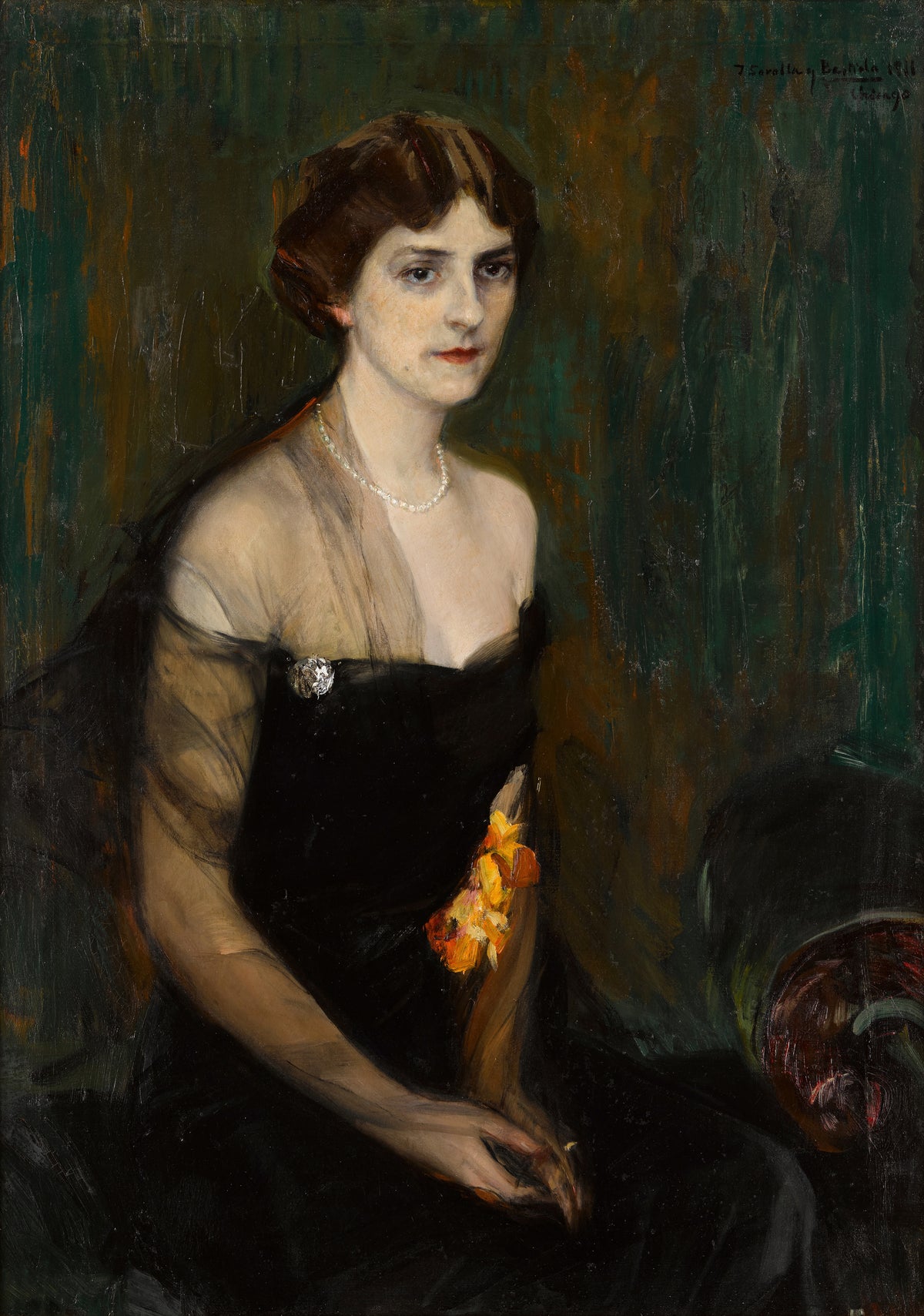 Joaquín Sorolla — Portrait of Mrs. Orville E. Babcock | Fine Art Print