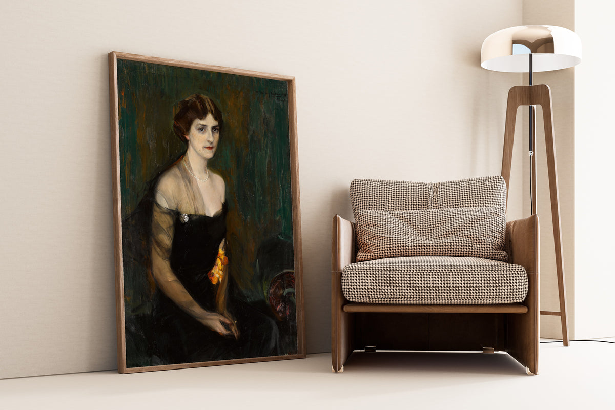 Joaquín Sorolla — Portrait of Mrs. Orville E. Babcock | Fine Art Print