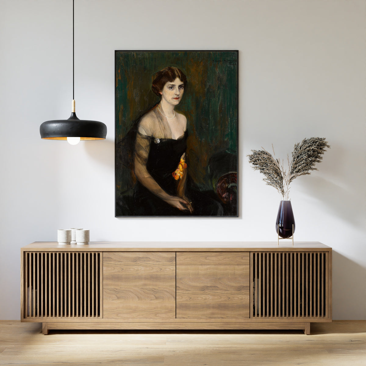Joaquín Sorolla — Portrait of Mrs. Orville E. Babcock | Fine Art Print