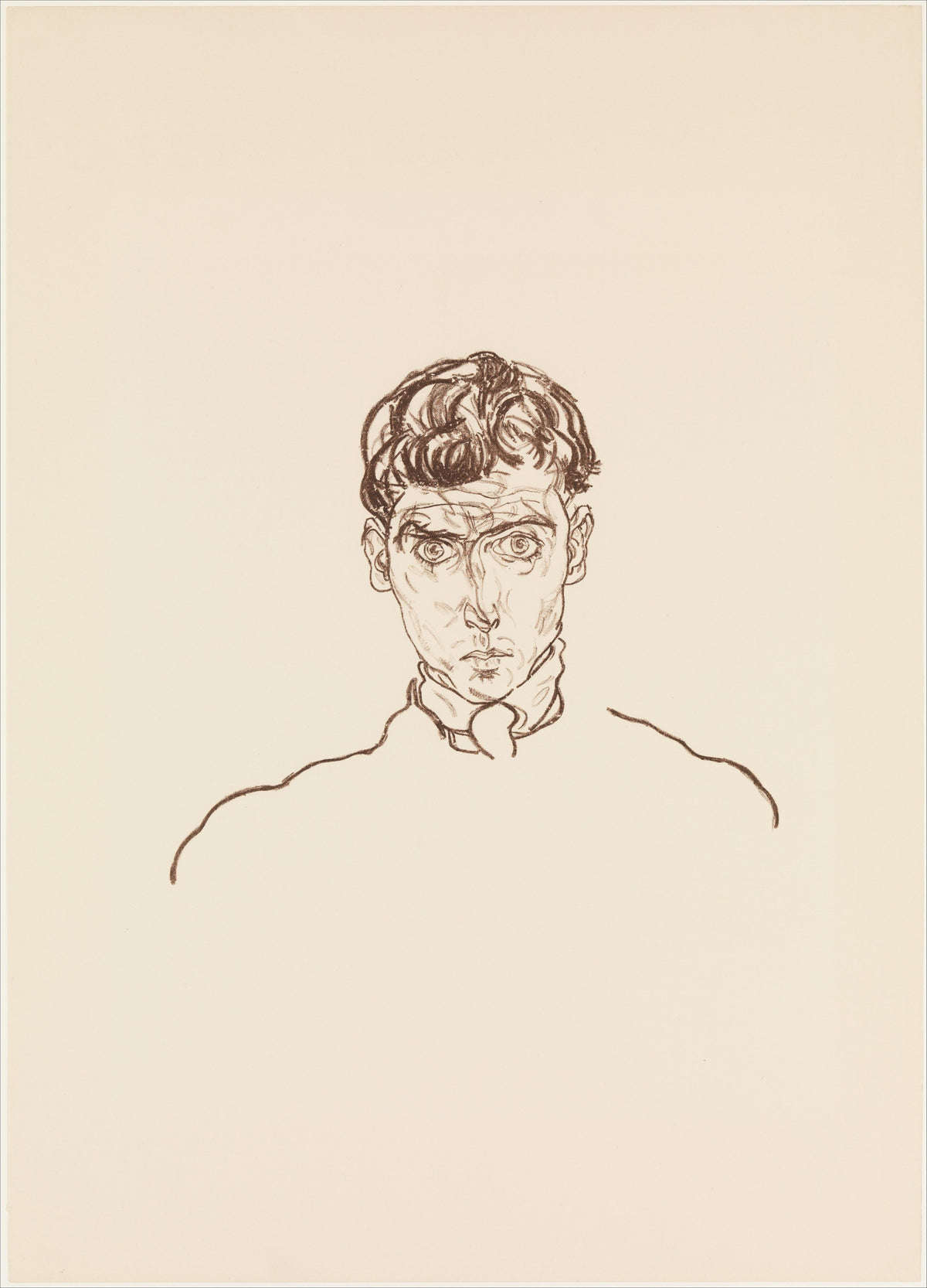 Egon Schiele — Portrait of Paris von Gütersloh | Expressionist Fine Art Print
