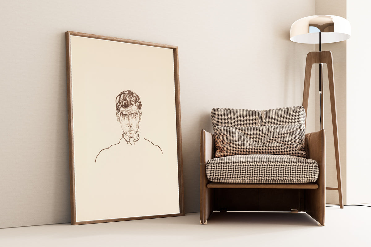 Egon Schiele — Portrait of Paris von Gütersloh | Expressionist Fine Art Print