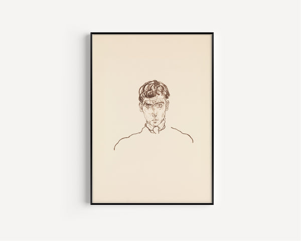 Egon Schiele — Portrait of Paris von Gütersloh | Expressionist Fine Art Print