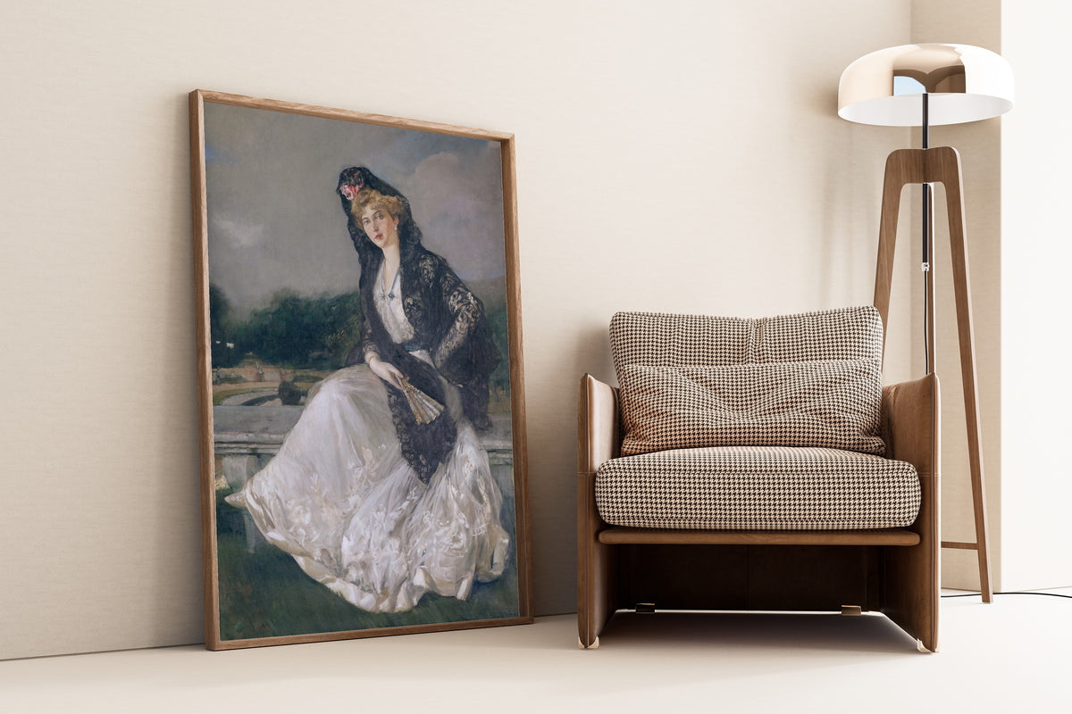 Joaquín Sorolla — Portrait of Queen Victoria Eugenie | Fine Art Print