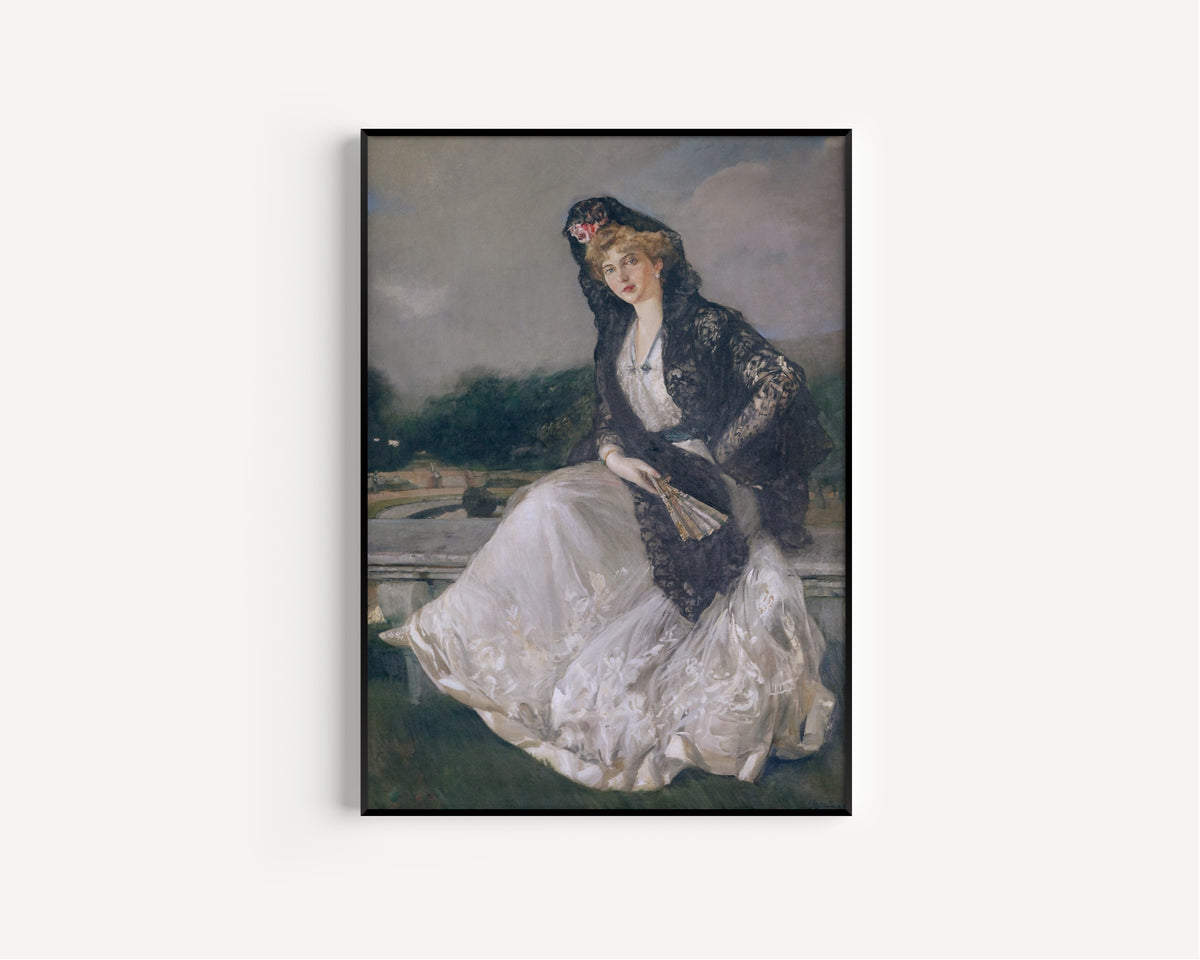 Joaquín Sorolla — Portrait of Queen Victoria Eugenie | Fine Art Print