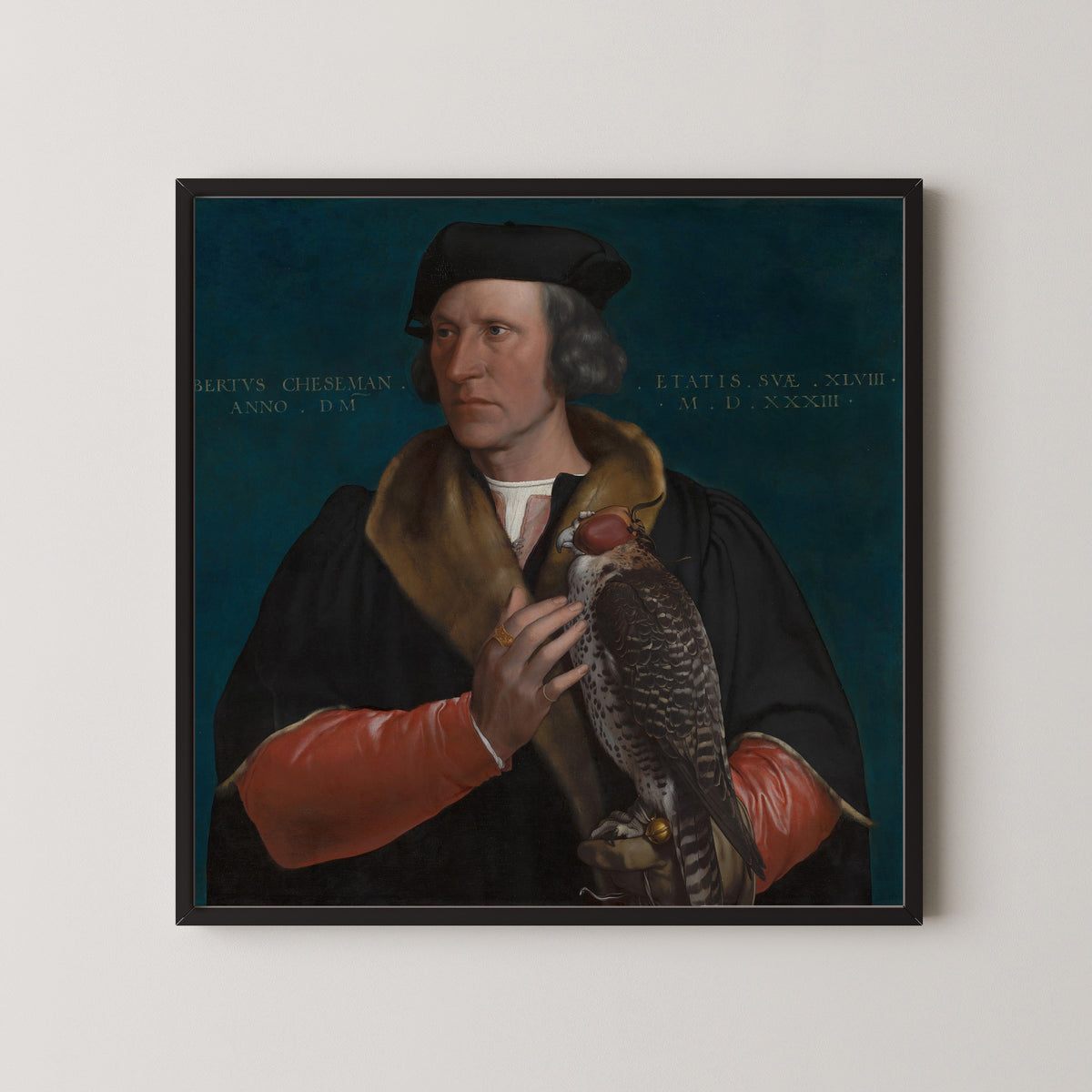 Hans Holbein the Younger — Portrait of Robert Cheseman | Fine Art Print