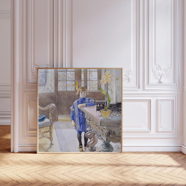 Carl Larsson — Portrait of Tage Thiel | Swedish Watercolour Print