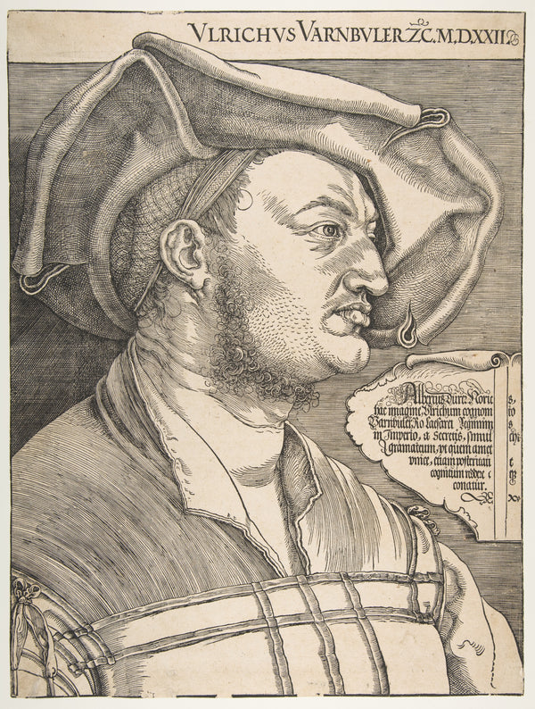 Albrecht Dürer — Portrait of Ulrich Varnbuler | Woodcut Print