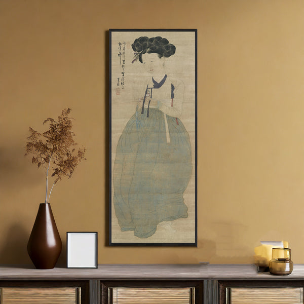 Sin Yun-bok (Hyewon) — Portrait of a Beauty | Korean Painting Art Print