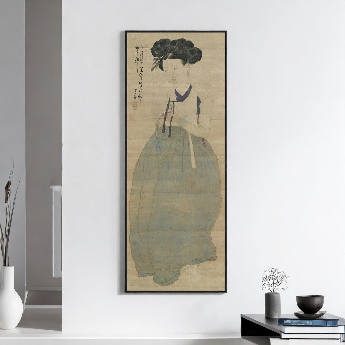 Sin Yun-bok (Hyewon) — Portrait of a Beauty | Korean Painting Art Print