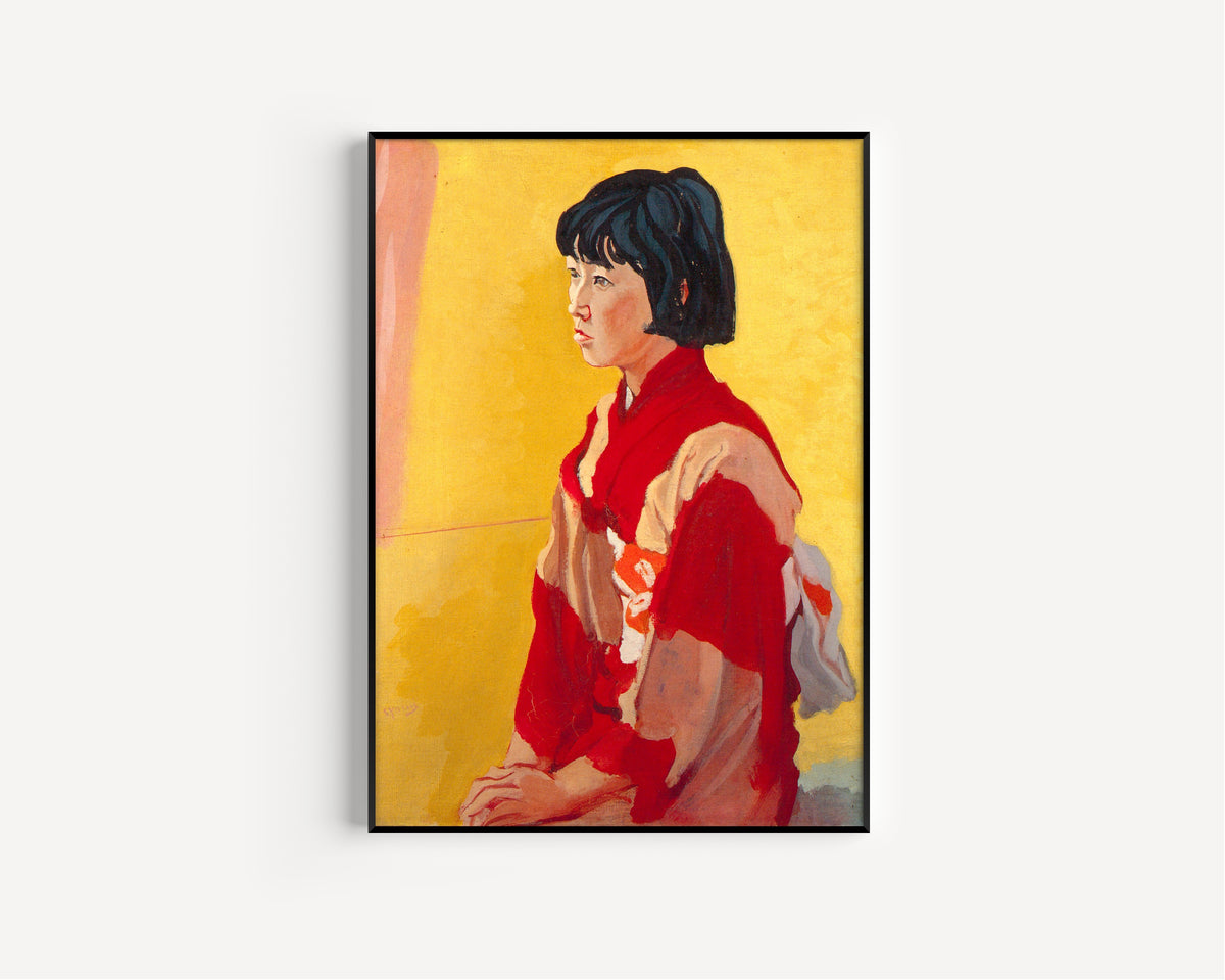 Yasui Sōtarō — Portrait of a Girl | Fine Art Print