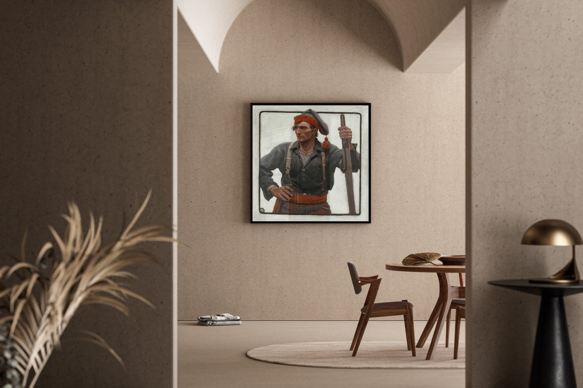 N. C. Wyeth — Portrait of a Lumberjack | Illustration Art Print
