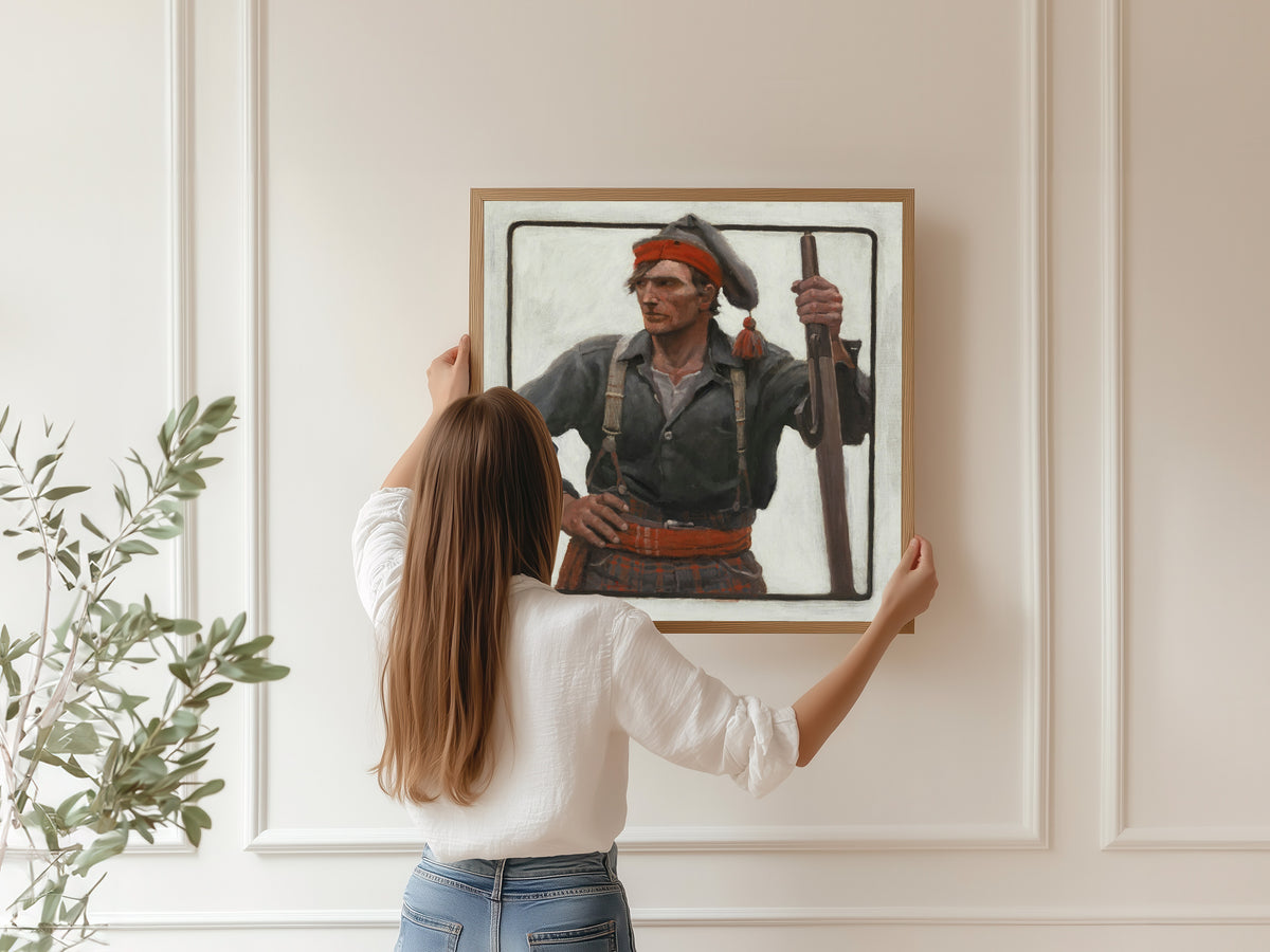 N. C. Wyeth — Portrait of a Lumberjack | Illustration Art Print