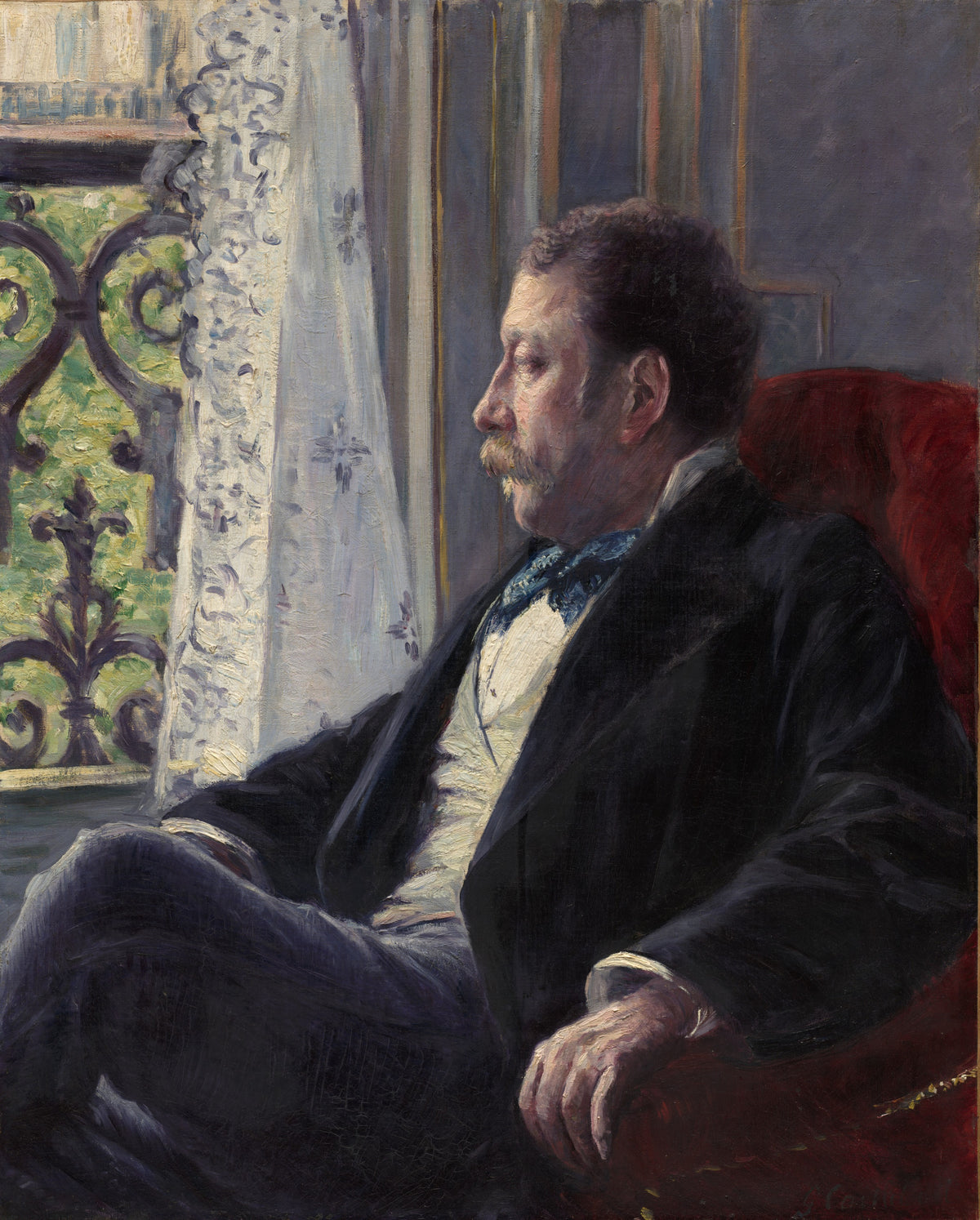 Gustave Caillebotte — Portrait of a Man | Fine Art Print