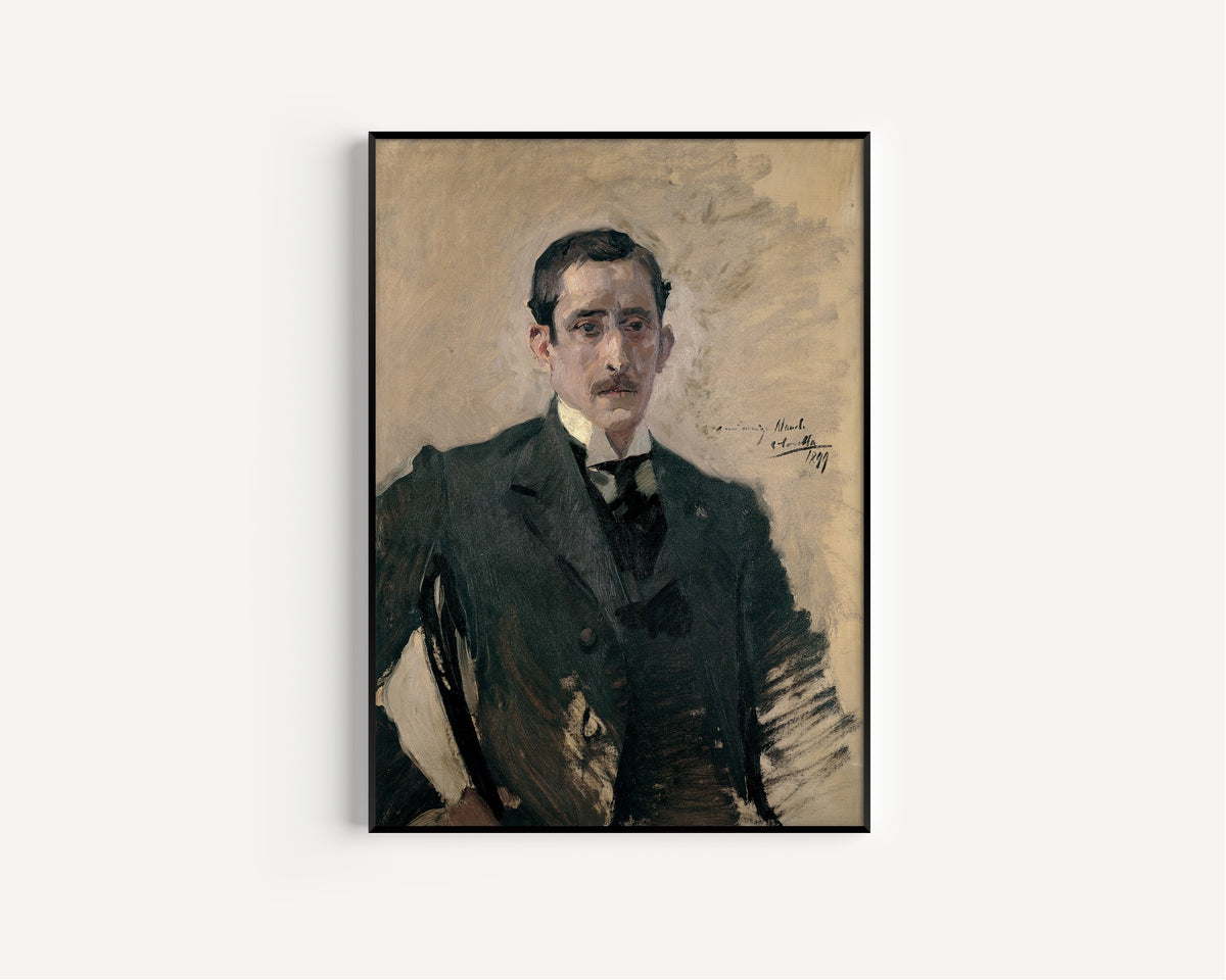 Joaquín Sorolla — Portrait of a Man | Fine Art Print