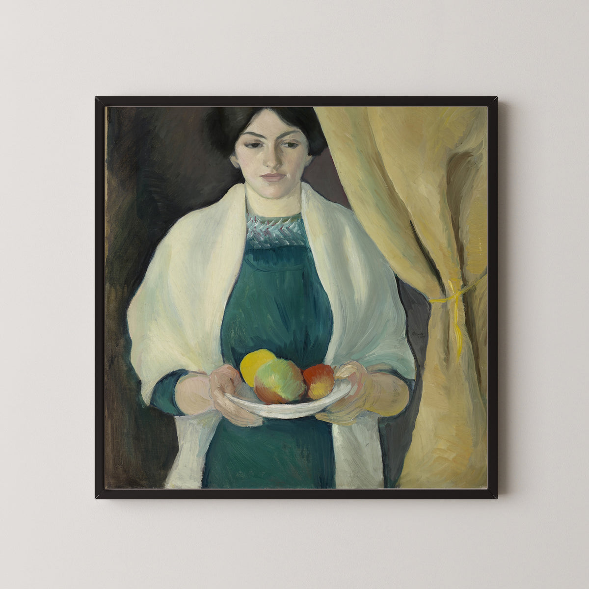 August Macke — Portrait with Apples | Expressionist Fine Art Print