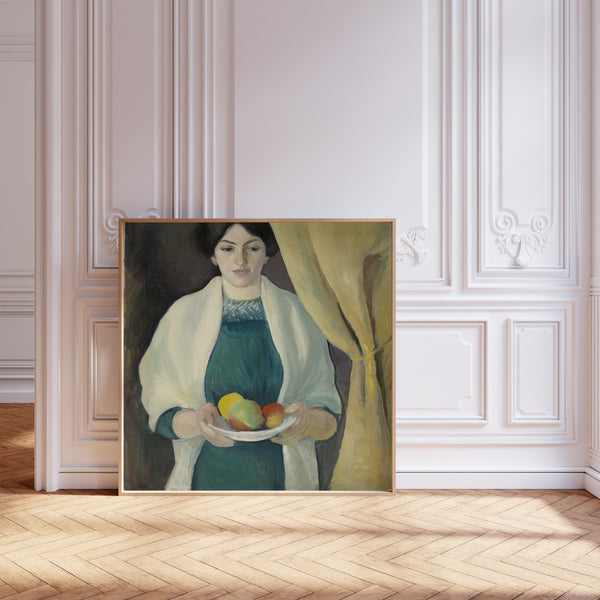 August Macke — Portrait with Apples | Expressionist Fine Art Print