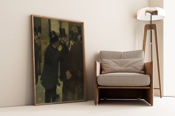 Edgar Degas — Portraits at the Stock Exchange | Fine Art Print