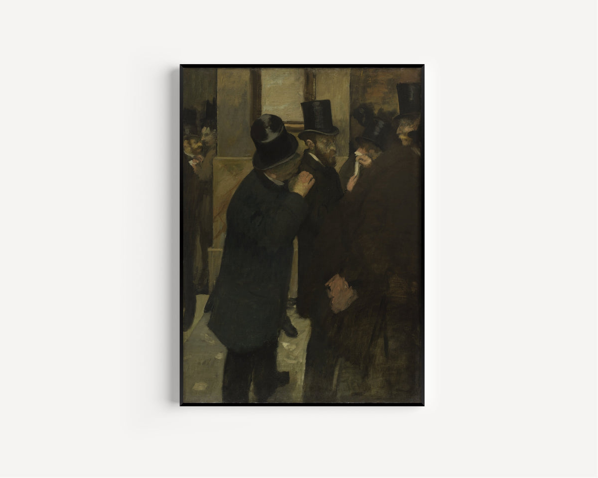 Edgar Degas — Portraits at the Stock Exchange | Fine Art Print
