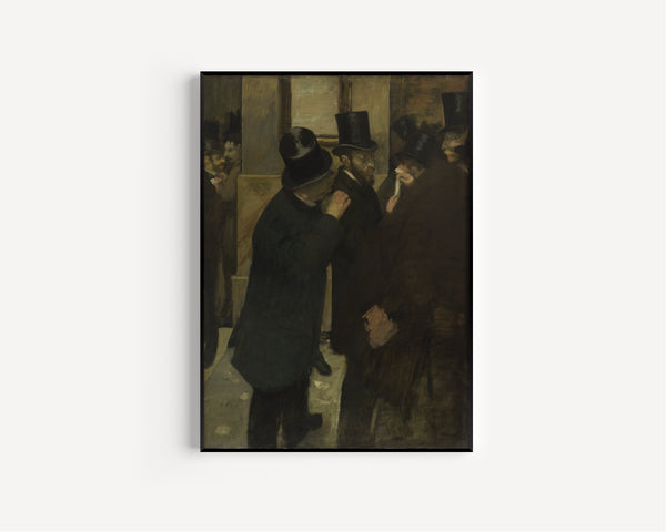 Edgar Degas — Portraits at the Stock Exchange | Fine Art Print
