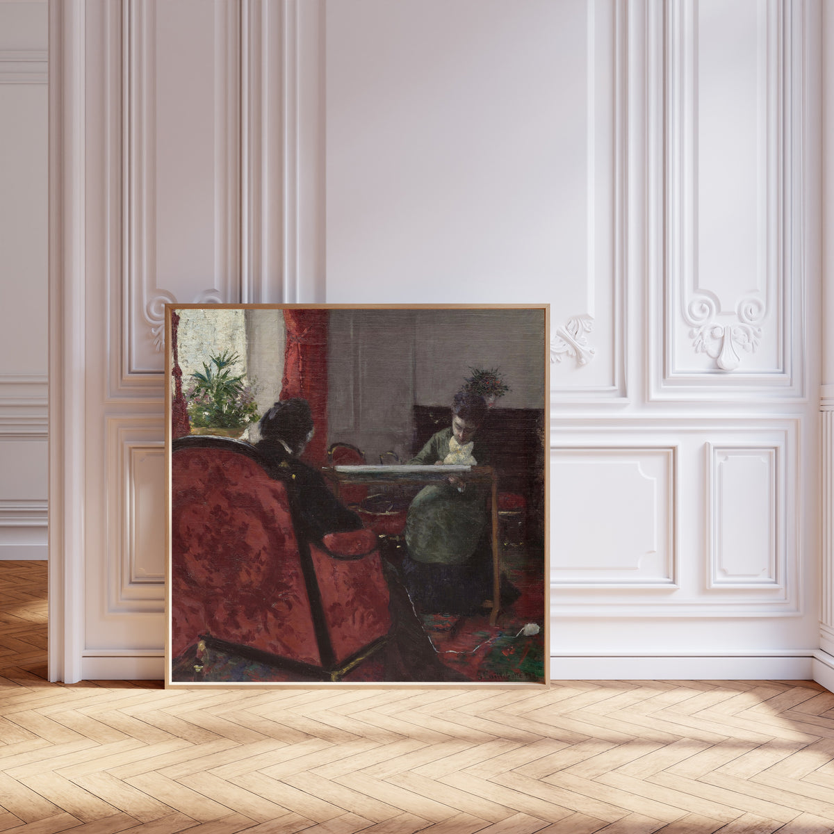 Gustave Caillebotte — Portraits dans un intérieur (Portraits in an Interior) | Fine Art Print